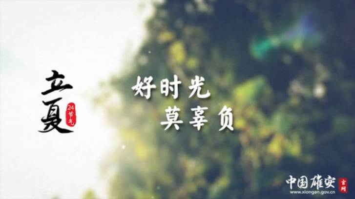 立夏｜好时光，莫辜负！