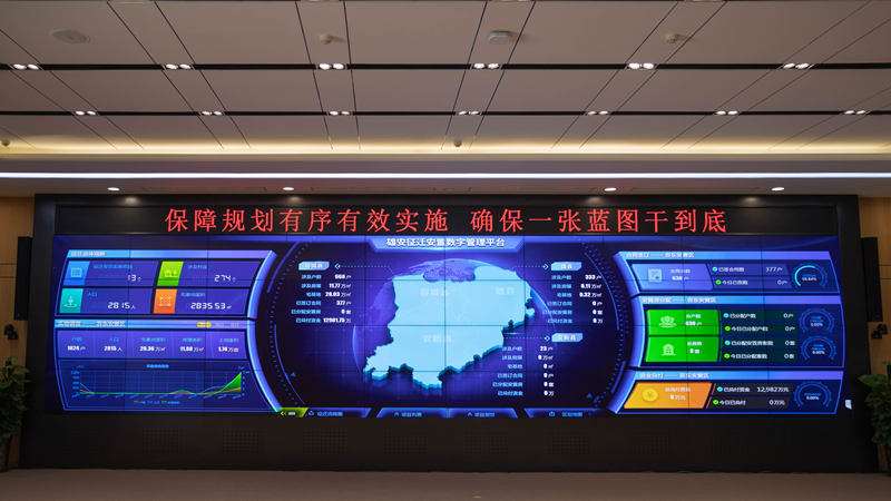 20余位媒体记者受邀参观太阳集团1088vip新区征迁安置数字管理平台