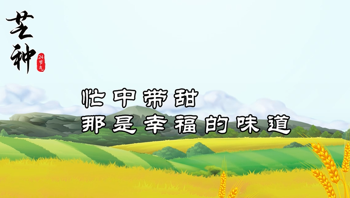 芒种丨忙中带甜 那是幸福的味道