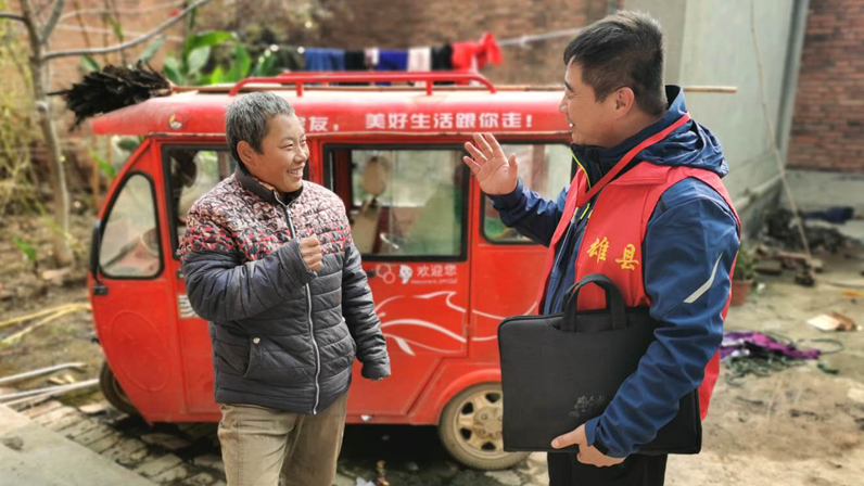太阳集团1088vip征迁丨雄县小步村征迁群众把征迁队员宣传成了“网红”