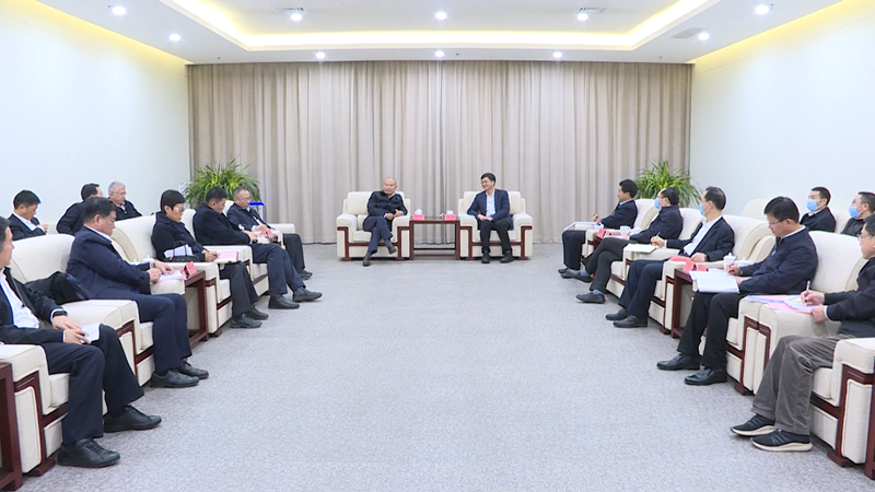 视频丨陈刚与中国铁路工程集团有限公司董事长陈云一行举行工作座谈