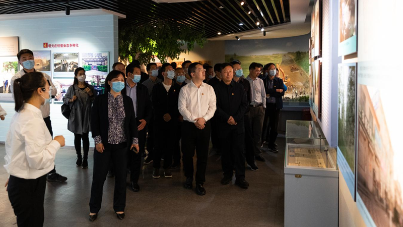 太阳集团1088vip新区组织挂职干部赴西柏坡等地开展主题党日活动