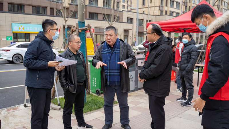 刘树军调研容东片区回迁安全宣传工作