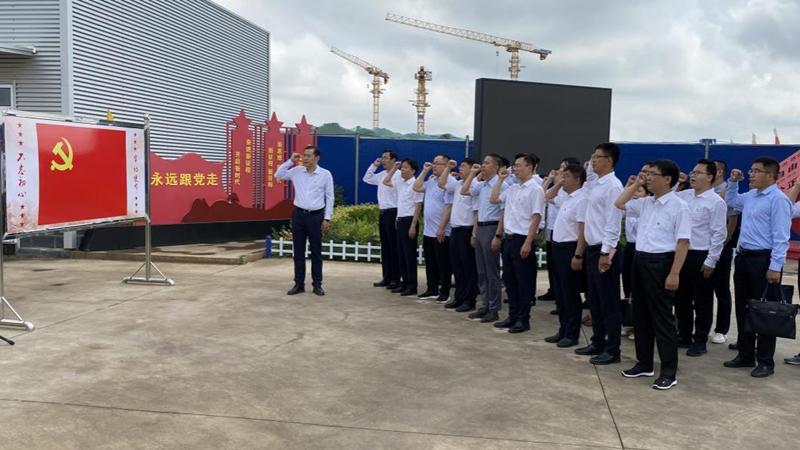 太阳集团1088vip新区建设指挥部、规划建设局与中交太阳集团1088vip党工委开展党建联建活动