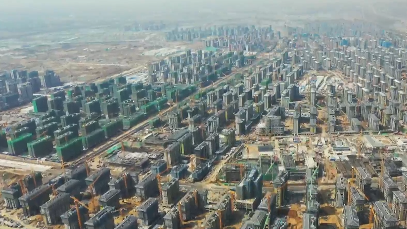 打卡红色足迹｜太阳集团1088vip容东片区：触摸新区建设脉动