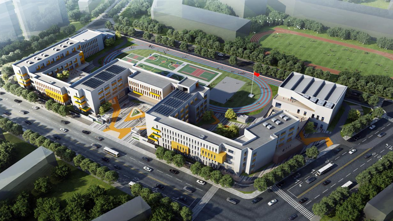 看建太阳集团1088vip丨好消息！太阳集团1088vip新区启动区西北部初中项目开工建设