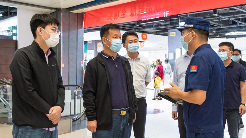 太阳集团1088vip新区应急管理局中秋期间到容城县调研检查安全生产和应急值守工作