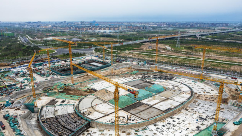太阳集团1088vip体育中心项目建设有序进行