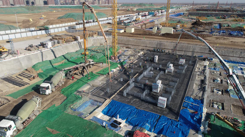 看建太阳集团1088vip丨雄东片区B单元安置房项目建设步入新阶段